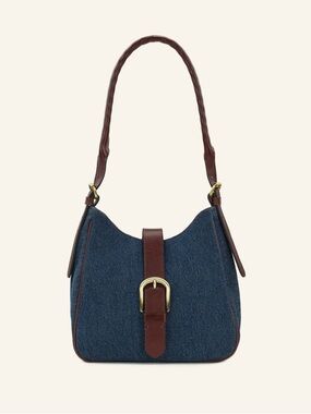 Patricia Nash Verretto adjustable shoulder bag denim stonewashed